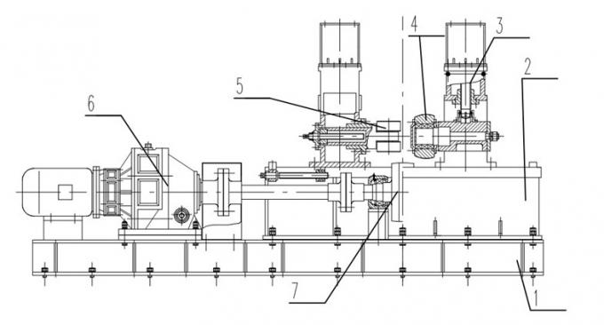 50HZ 3P Hydraulische h-Straal Productielijn, h-Straalflens die Machine rechtmaken