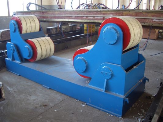 kwaliteit  Stepless 20T Tank Rotators VFD Manual Travel Bogie Pipe Rotator fabriek