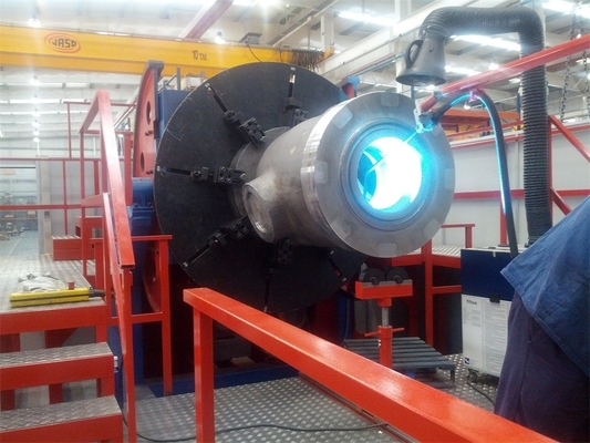 18T de industriële Hydraulische Lijn 6.5m/Min Flange Straightening Machine van het Straallassen