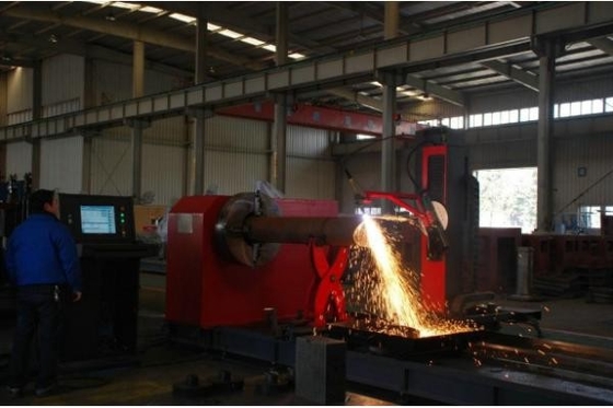 5 as 650mm CNC Vlamsnijmachine voor Pijp automatische programmering